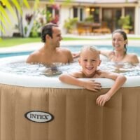 Spa gonflable INTEX Sahara 4 places avec couverture thermique – Offre déstockage – Image 4