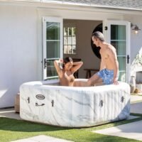 Spa gonflable INTEX Calacatta 4 places avec couverture thermique incluse – Image 5