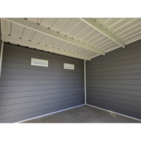 Abri de jardin composite SINTRA 9 m² gris clair – Moderne et résistant – Image 6